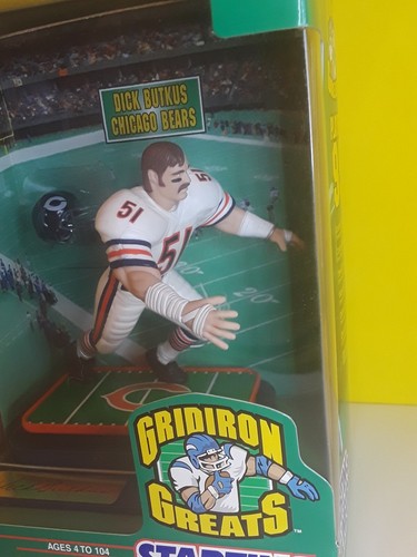 Dick Butkus Chicago Bears Figure NIB 1999 SLU Starting Line Up Gridiron Greats - Picture 9 of 9