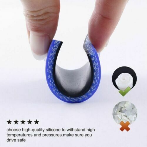 For Ford Fiesta ST 180 MK7 Eco Boost Silicone Induction Intake Hose Orange 4Ply - Picture 7 of 12