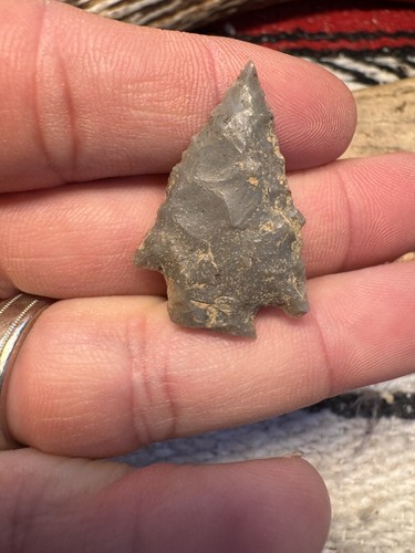 Beautiful Serrated Kirk Arrowhead Archaic Period - Kentucky. D54 - Picture 9 of 19