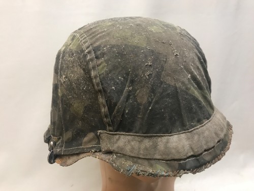 66er M38 HELMBEZUG TARN FRÜHE VARIANTE HG DIV MUSEUM PLATANE ORIGINALGETREU ALT - Picture 7 of 22