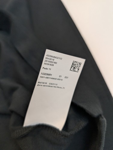 Mens Hugo Boss Black Label ‘Pado 11’ Black Long Sleeve Polo Shirt - XXL RRP £89 - Picture 10 of 10