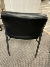 Devoko Office Reception Chairs Executive Leather Guest Chairs with Armrest Ergon