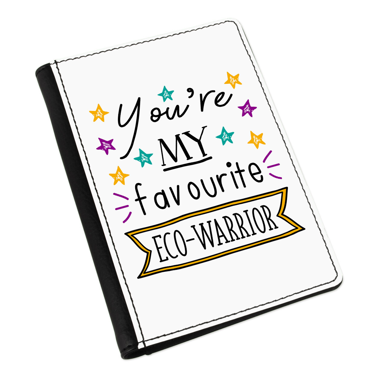 You're My Favourite Eco-Warrior Stars Passport Holder Cover Case Best Awesome