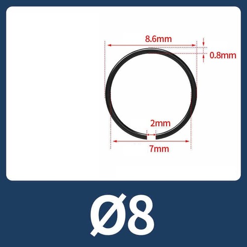 Retaining Rings Round Wire Circlip Clip Shaft Snap Ring C-Type Circlips Ø4-Ø150 - Picture 11 of 48