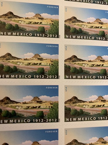 ❤️2012 US Scott #4591 New Mexico Statehood Centennial Sheet/20 Forever Stamps - Picture 2 of 7