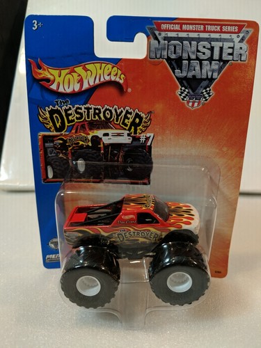 Hot Wheels Monster Jam Monster Truck THE DESTROYER #7 rot Die Cast Maßstab 1:64 - Bild 2 von 6