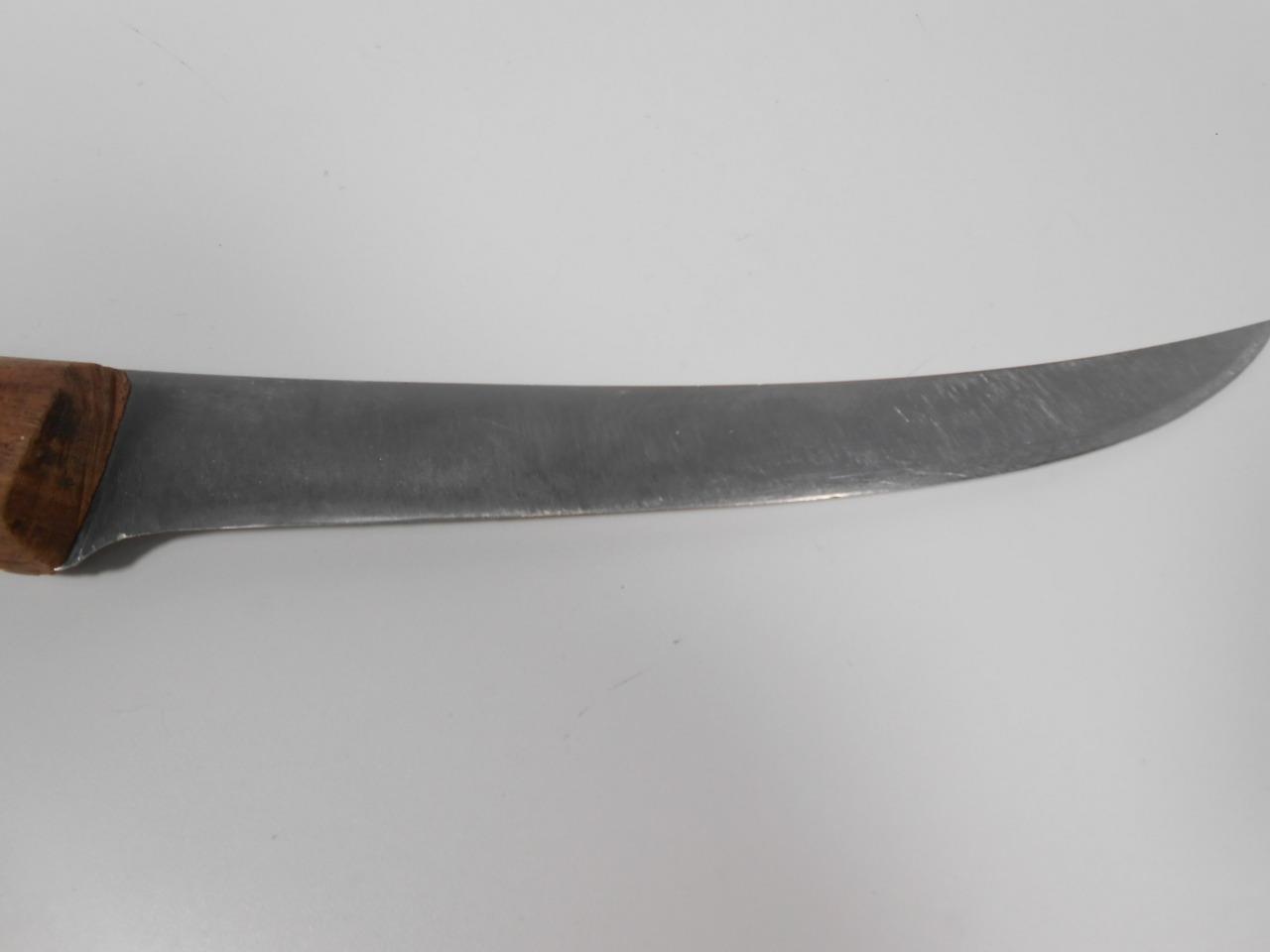 VICTORINOX R.H. FORSCHNER 10" BUTCHER KNIFE 402-10 HICKORY HANDLE SWITZERLAND