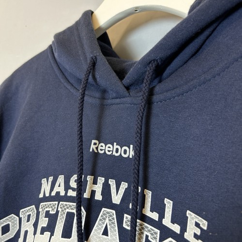 Nashville Predators Jersey XL Reebok Collection Style Hoodie NHL - Picture 3 of 15