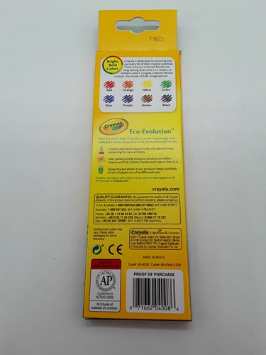 Crayola 8 Ct Colored Pencils, Assorted  - Foto 2 di 2