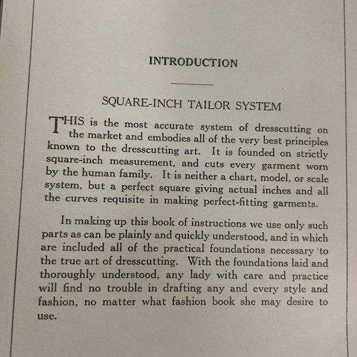 Vintage The Square Inch Tailor System Of Dress Making Tool & Instructional Book - Picture 3 of 11