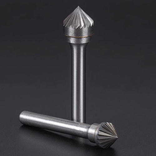 Cortador de molienda de metal lima giratoria de carburo 90° cono broca de cabeza de rebaba - Imagen 9 de 12
