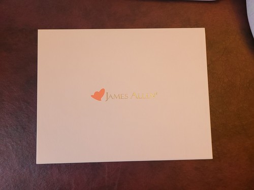 Authentic James Allen Jewelry Magnetic Gift Box 11" x 8.5" x 3"5/8 - Picture 1 of 10