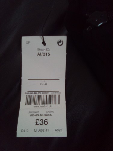 Next Floral Midi Dress Size 16 NEW Cap Sleeve Slight Stretch RRP £36 - Picture 7 of 7