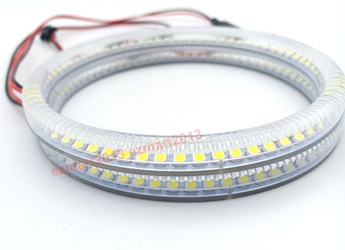 LED halo ring for Skoda Octavia MK2 facelift 09-13 headlight angel eye DRL lamp - Picture 6 of 15