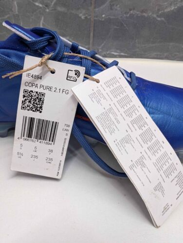 Adidas Copa Pure 2.1 FG Größe 5 Fußballschuhe blau UVP 200€ - Bild 10 von 10