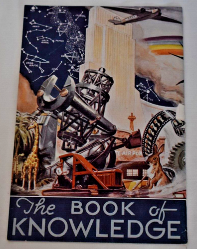 More Wonderful Than Aladdin’s Lamp Booklet Very Nice The Book Of Knowledge 1945 - Picture 2 of 11