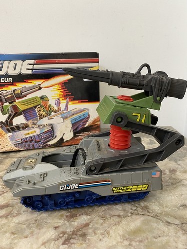 GI JOE GIJOE BATTLE FORCE TANK PULVERISEUR COMPLET BOÎTE EXCLU EURO UK HASBRO 93 - Photo 2/13