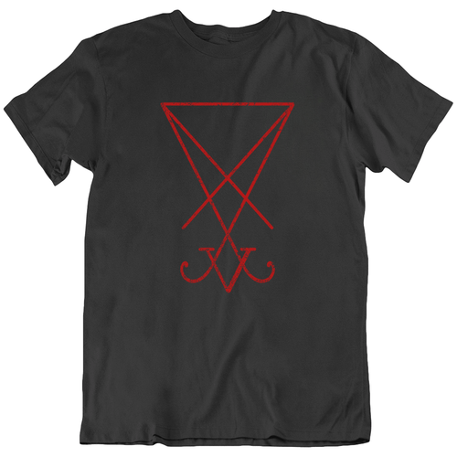 Camiseta Lucifer Sigil Symbol Satanic 666 Satanás Regalo Nueva - Imagen 1 de 7