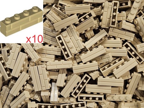 BRAUN Lego Steine Teile Bricks Parts Platten Fliesen Pflanzen konvolut NEU - Bild 33 von 36