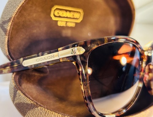 HIGH FASHION DESIGNER COACH SUNGLASSES  *AUTHENTIC*CONFETTI FRAMES HC8132-528713 - Picture 2 of 8