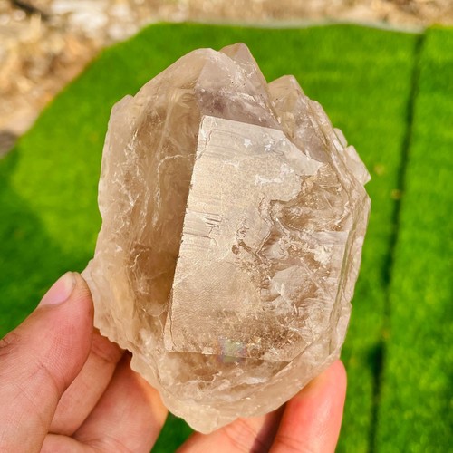 472 g Espécimen mineral áspero cristal de cuarzo esquelético ahumado natural - Imagen 7 de 14