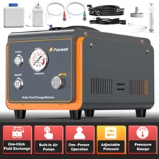 Automotive Brake Fluid Bleeder Machine Kit Oil Exchange Tool with Pressure Gauge
