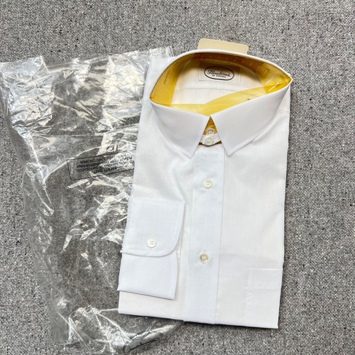 Camisa de vestir formal blanca lisa Stenstroms para hombre talla 15/38 - Imagen 5 de 11