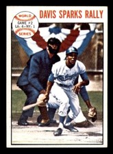 1964 Topps Baseball #137 World Series Game 2 (Davis Sparks Rally) NM *e2