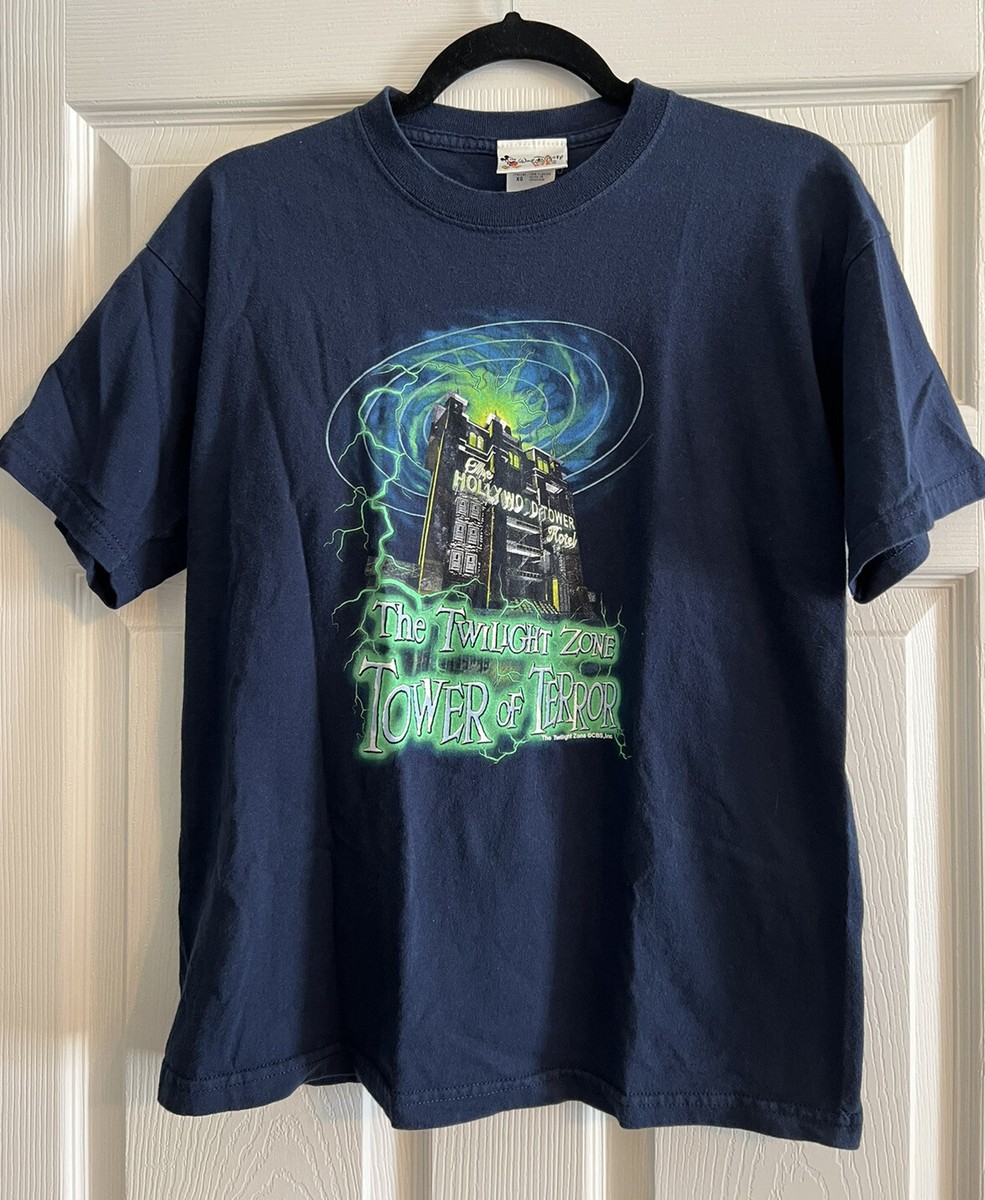 Disney World Tower of Terror Shirt Vintage Kids XL Ride Disney World Tower of Terror Shirt Vintage Kids XL Ride