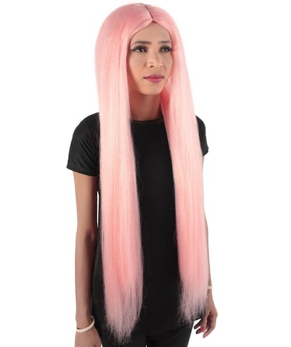 Adult Women's Extra Long Length 36" Inch No Bangs Cosplay Hair Wig, HW-6842A - Picture 36 of 291