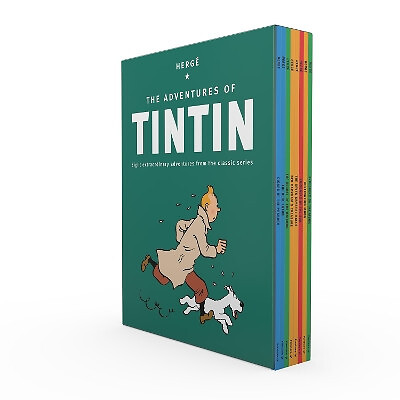 The Adventures of Tintin: 8 Title Paperback Boxed Set: The Official Classic C...