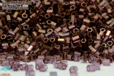 Miyuki Hexagon 2 Cut 11/0 Gold Lt.Brown Hex-0312