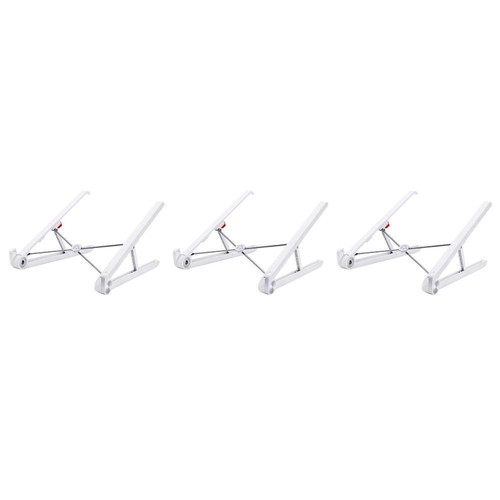 3-teiliger Laptop-Ständer, zusammenklappbar, tragbares Computer-Rack,