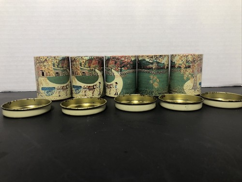 Juego de 5 latas pequeñas Meister escena de granja - Imagen 5 de 7