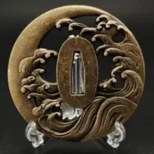 Japanese Tsuba　 Hand Guard Sword Samurai Katana Accessories