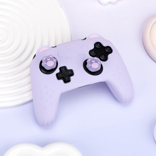GeekShare Bear Case for Switch Pro Controller Silicone Thumb Grips 3-in-1 Kits - Picture 20 of 29