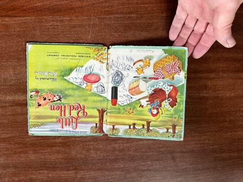 Little Red Hen; Beth Wilson Artist; 1953; Whitman Tell-A-Tale Book; HC Good - Picture 3 of 7