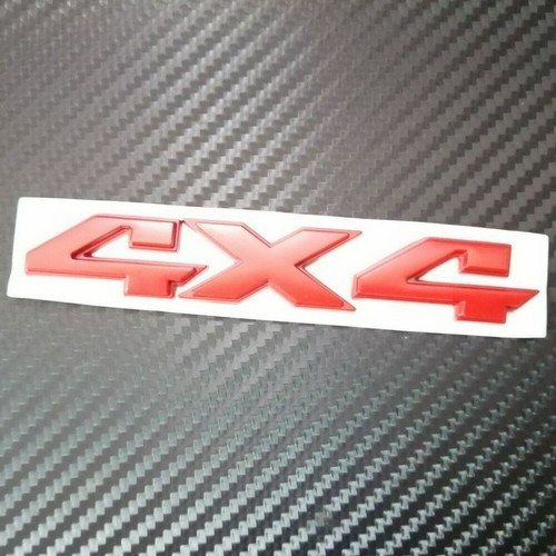 Car Badge 4x4 4 X 4 3D Metal Red Four wheel drive for RAM 1500 Emblem Sticker - Bild 2 von 6