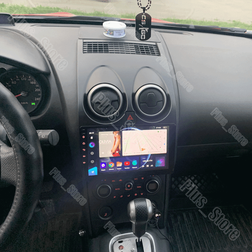 Autoradio Für Nissan Qashqai J10 2007-2016 Android13 Carplay BT GPS Sat Nav +Cam - Zdjęcie 14 z 24