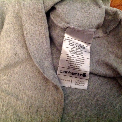 CARHARTT CANOTTA RELAXED FIT UOMO L GRIGIA SENZA MANICHE TASCA ABBIGLIAMENTO DA LAVORO CAMICIA - Foto 11 di 12