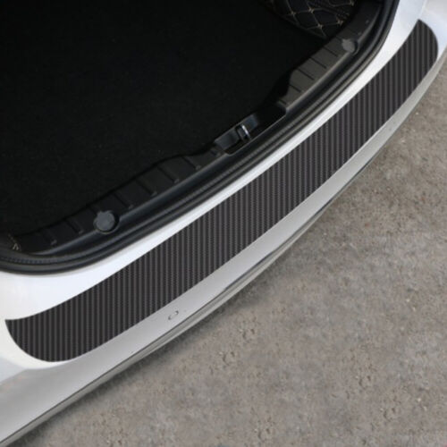 Carbon Fiber Car Rear Bumper Trunk Corner Trim Protector Sticker Car Accessories - Foto 5 di 12