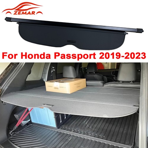 Cubierta de carga retráctil para maletero protector de sombra de seguridad para Honda Passport 2019-2023