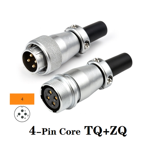 WS20 2core-15pin TQ plug +ZQ Docking nut seat aviation plug industrial connector - Picture 13 of 28