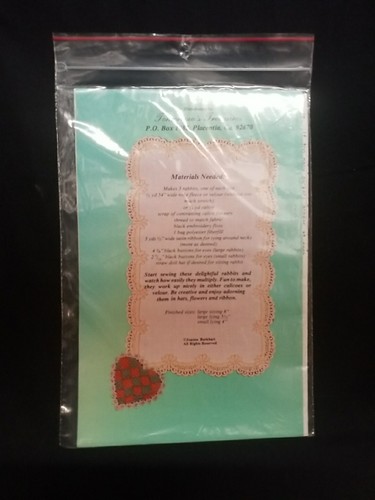 "Tomorrow's Treasures di Joanne Burkhart ""Cottontails"" 3 coniglietti 8", 5,5", 4" - Foto 2 di 2