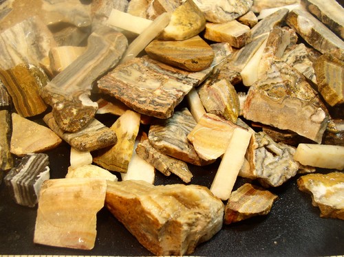 PEZZI DI ONICE misti 3,2 libbre libbre grezzi - Foto 3 di 3