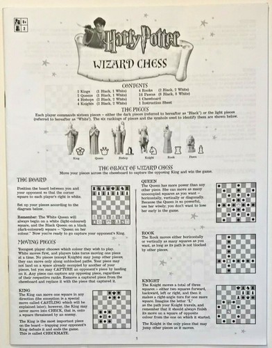 2002 HARRY POTTER WIZARD CHESS GAME BY MATTEL NO. 43533 COMPLETE! - Picture 4 of 6