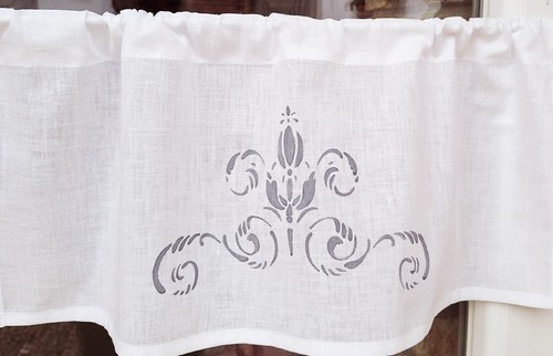 Scheibengardine Bistrogardine Vorhang Shabby Landhaus Vintage Cottage JDL 60 cm - Bild 3 von 4