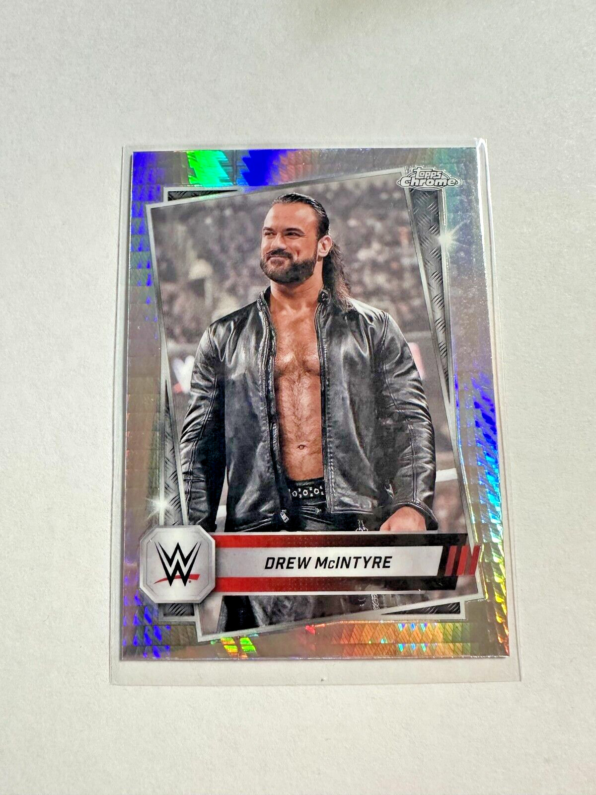 2025 Topps Chrome WWE - DREW MCINTYRE #19 Prism Refractor Parallel