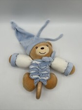 KALOO Blue Musical Baby Accordion Crib Teddy Bear Lullaby Musical Toy