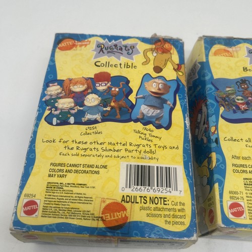 4" Collectible Dolls -Nickelodeon RUGRATS - 1997 Mattel Apike, Chuckle, Phil PTB - Picture 7 of 11